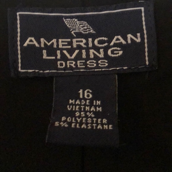 Black mid length cocktail dress size 16 worn once - Picture 3 of 6